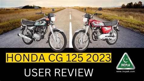 Honda CG 125 2023 User Review - INCPak