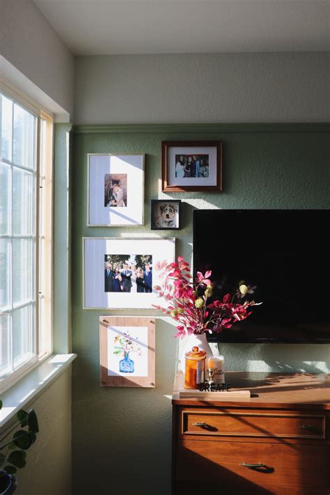 Creating a Gallery Wall Around a TV — DIY DARLING