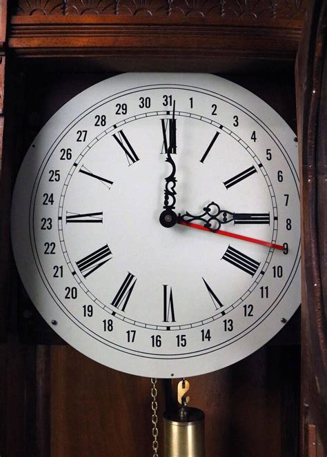 Antique German Seth Thomas Type Walnut Regulator Calendar Wall Clock C1880 At 1stdibs Seth