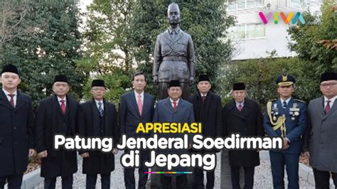 Patung Jenderal Soedirman Di Jepang Bikin Prabowo Terharu Vlix Id