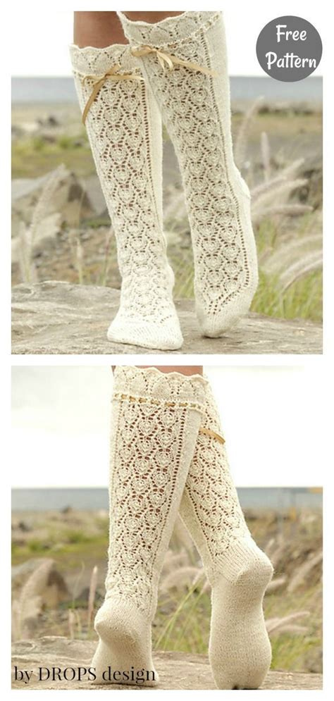 Crochet Pattern For Knee High Socks