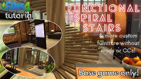 Sims 4 Spiral Stairs