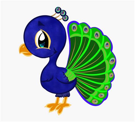 Crying Peacock Clipart, HD Png Download - kindpng