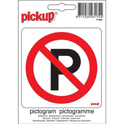 Pictogram 10 X 10 Cm Blokker