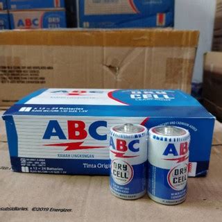 Jual Baterai Battery Batere Abc Biru Tipe D Besar R Isi Buah