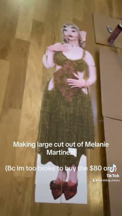 Making Large Cut Out Of Melanie Martinez Caterpillar Artist