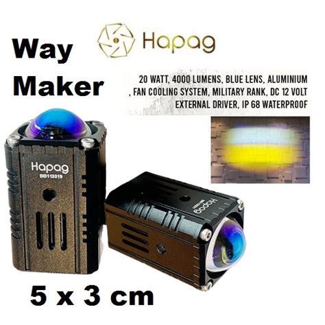 Jual Lampu Led Tembak Hapag X Laser Foglamp Kotak Way Maker Uw W