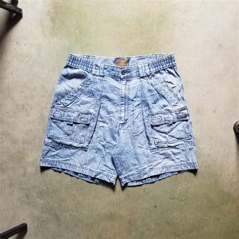 St John S Bay Denim Cargo Shorts Men S Fashion Bottoms Shorts On