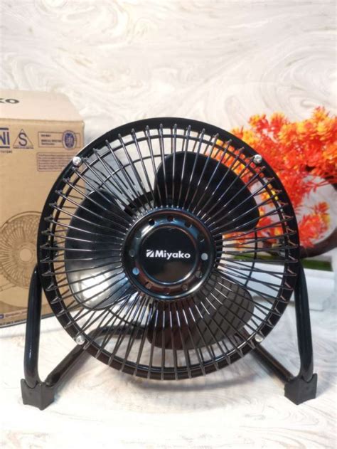 Promo Kipas Angin Mini Miyako Kad 06 Besi Duduk Kecil Fan Pendingin