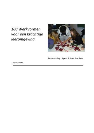 Werkvormen Pdf