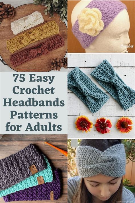 Easy Crochet Headbands 75 Patterns For Adults