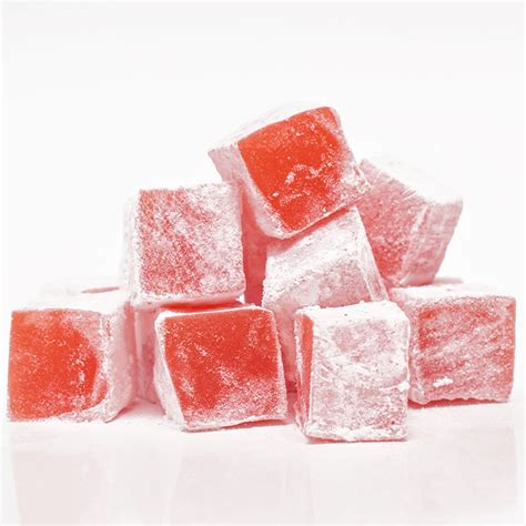 Rose Flavored Turkish Delight Vegan Lokum Turkish Dessert Gourmet