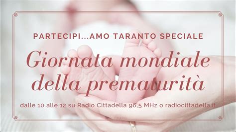 17 11 2022 PartecipiAmo Taranto Giornata Mondiale della Prematurità