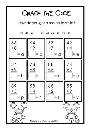 Addition With Regrouping Up To 100 Two Digit Plus One Digit Worksheets In 2024 Math