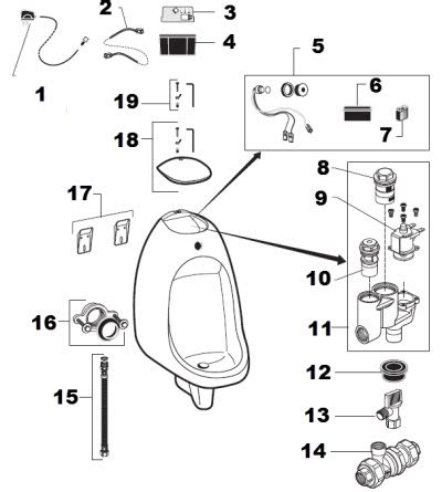 Order Replacement Parts For American Standard 6520 Selectronic Urinal