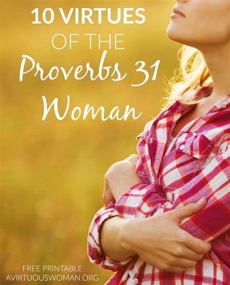 10 Virtues Of The Proverbs 31 Woman