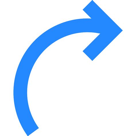 Curve Arrow Vector Svg Icon Svg Repo