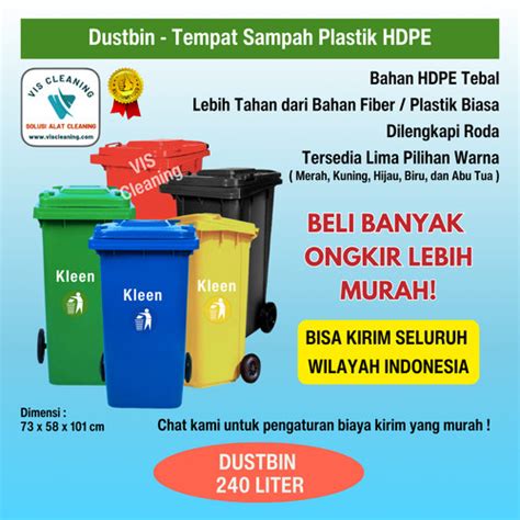 Jual Tempat Sampah Plastik Kleen L Plastic Dust Bin Sulo