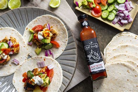 Spicy Chicken Tacos - Grill Society