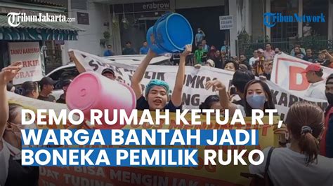 Gelar Aksi Demonstrasi Ketua RT Riang Para Staf Bantah Hanya Dijadikan