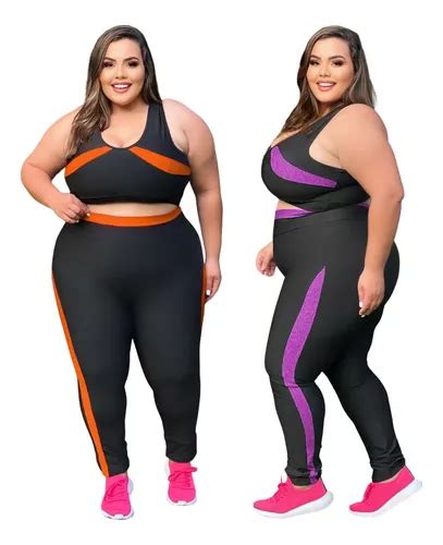 Conjuntos De Academia Premium Roupa Fitness Plus Size Frete Gr Tis