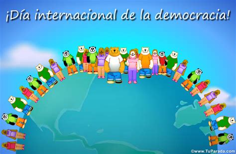 Día Internacional De La Democracia Tarjetas De Días Para Recordar