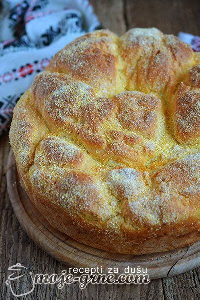 Pletenica od kukuruznog brašna Brot selber backen rezept Fingerfood