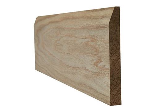 Oak Faced Chamfered Skirting A Wood Idea