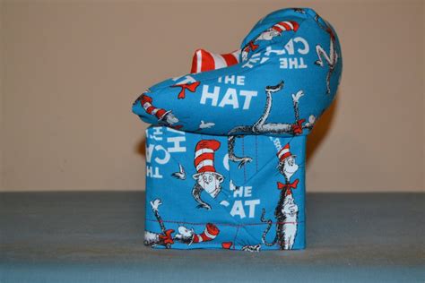 Dr Seuss Couch Tissue Box Cover Tissue Box Cover Tissue Etsy