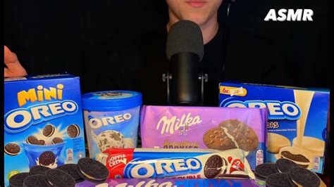 ASMR OREO ICE CREAM MINI OREO OREO DOUBLE CREME OREO COOKIES OREO