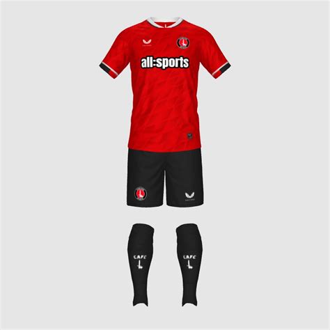 Charlton Athletic Castore Concept Home FIFA 23 Kit Creator Showcase