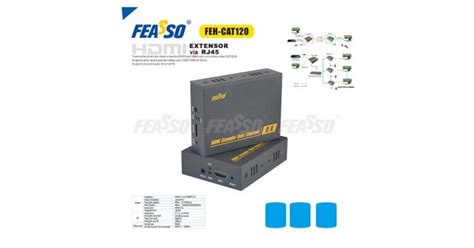 FEH CAT120 Extensor De Sinal HDMI Ate 120m Via RJ45