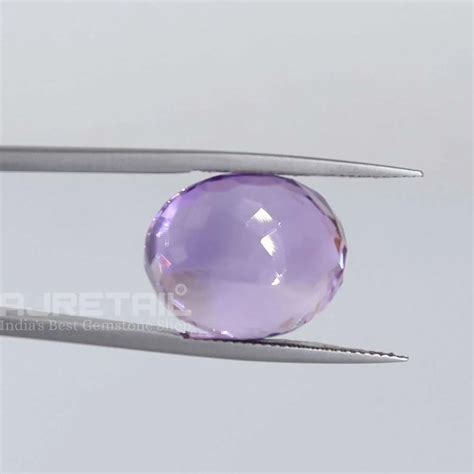 Gemstone Purple 20 To 30 Carat Natural Amethyst Stone With IGL Lab