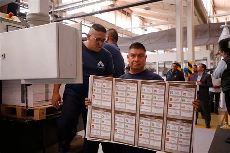 La Jornada Inicia la impresión de más de 317 millones de boletas