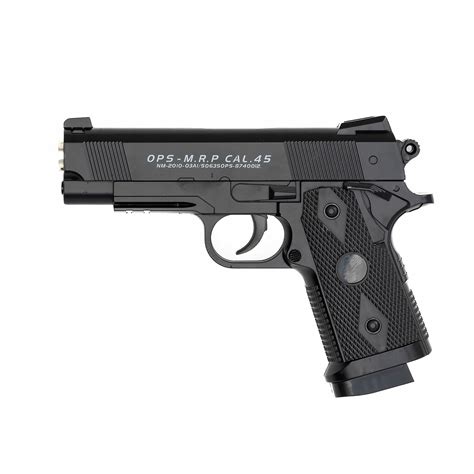 Pistolet Metalowy Na Kulki Colt Asg M Replika Imitacja Broni Mat