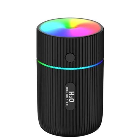 Mini Umidificador Ar Ambiente L Mpada Usb Port Til O Led Colorido