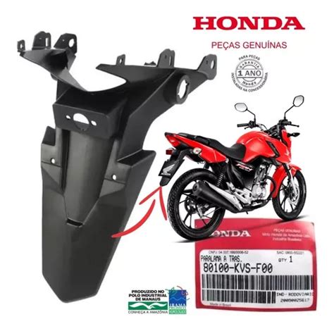 Rabeta Traseira Para Lama Cg Fan 160 Original Honda Parcelamento Sem