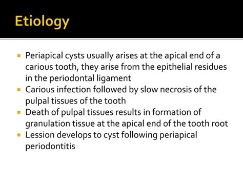 Diagnosis Of Cysts In Oral Cavity PPT