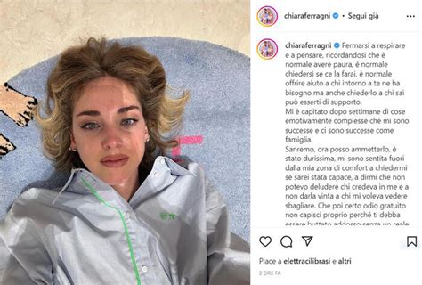 Agenzia ANSA on Twitter Chiara Ferragni si sfoga Ho paura ma sarò