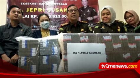 Hasil TPPU Kasus Narkoba Kejari Bandar Lampung Kembalikan Ke Kas