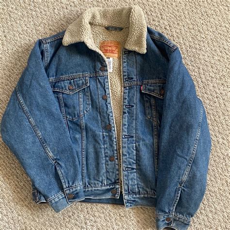 Levis Sherpa Trucker Jacket Gem