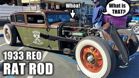 Rosie The Rat Rod • 1933 Reo Flying Cloud With Jeep Wheels • Slow Mo Walkaround Youtube