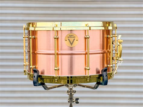 Samy Morales Signature Snare Copper 6 5x14 Or 8x14 Vertical Drum Co