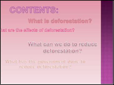 Deforestation Conservation Efforts Presentation Geography