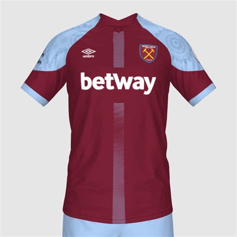 West Ham Home Concept Fifa 23 Kit Creator Showcase