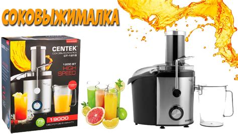 Соковыжималка для овощей и фруктов Centek CT-1215 | Vegetables and ...