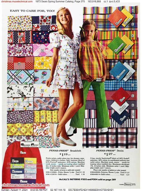 1973 Sears Spring Summer Catalog Page 375 Catalogs And Wishbooks