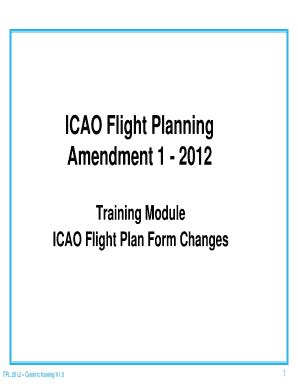 Fillable Online Icao Allinurl Online Flight Plan Form Fax Email