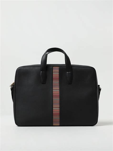 Paul Smith Shoulder Bag For Man Black Paul Smith Shoulder Bag M1a6603bmulti Online At