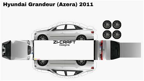 Paper Car Hyundai Grandeur Azera 2011